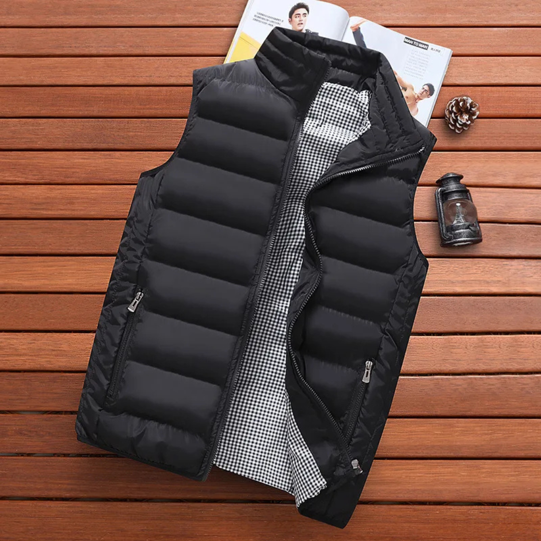 Lex | Heren Bodywarmer met Opstaande Kraag