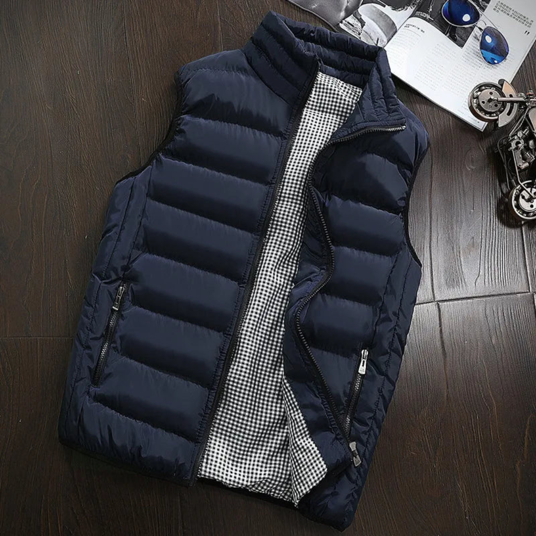 Lex | Heren Bodywarmer met Opstaande Kraag