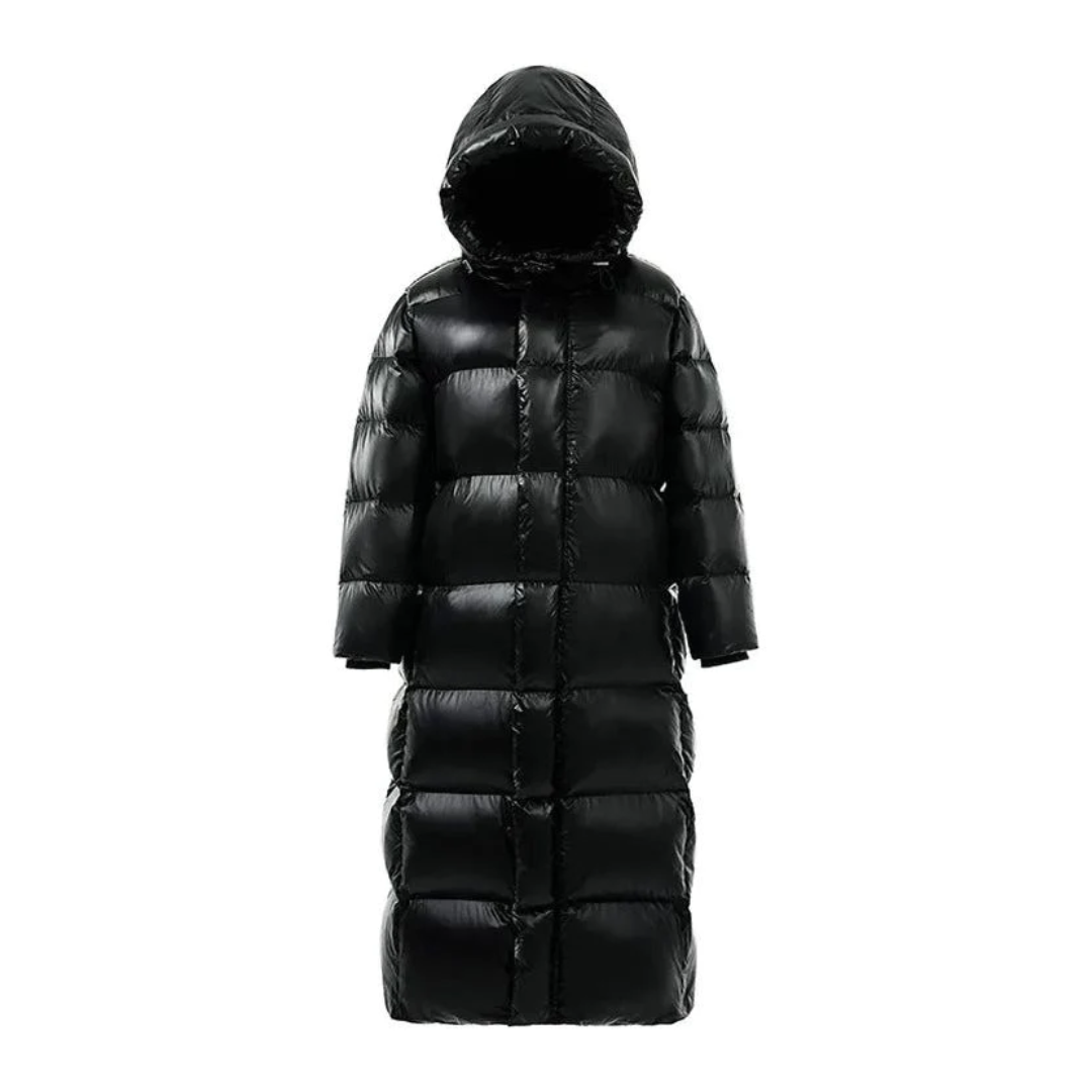 Lianne | Lange Winter Donsjas met Capuchon en Lange Rits