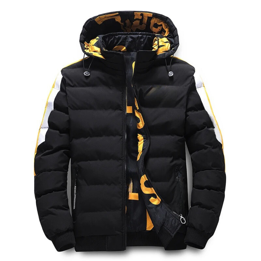 Patrick | Heren Winter Jas | Omkeerbaar en Gewatteerd met Capuchon