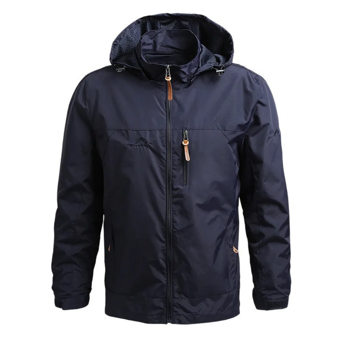 Guido | Heren Sportieve Jas | Militaire Windbreaker met Zakken - Werkjas
