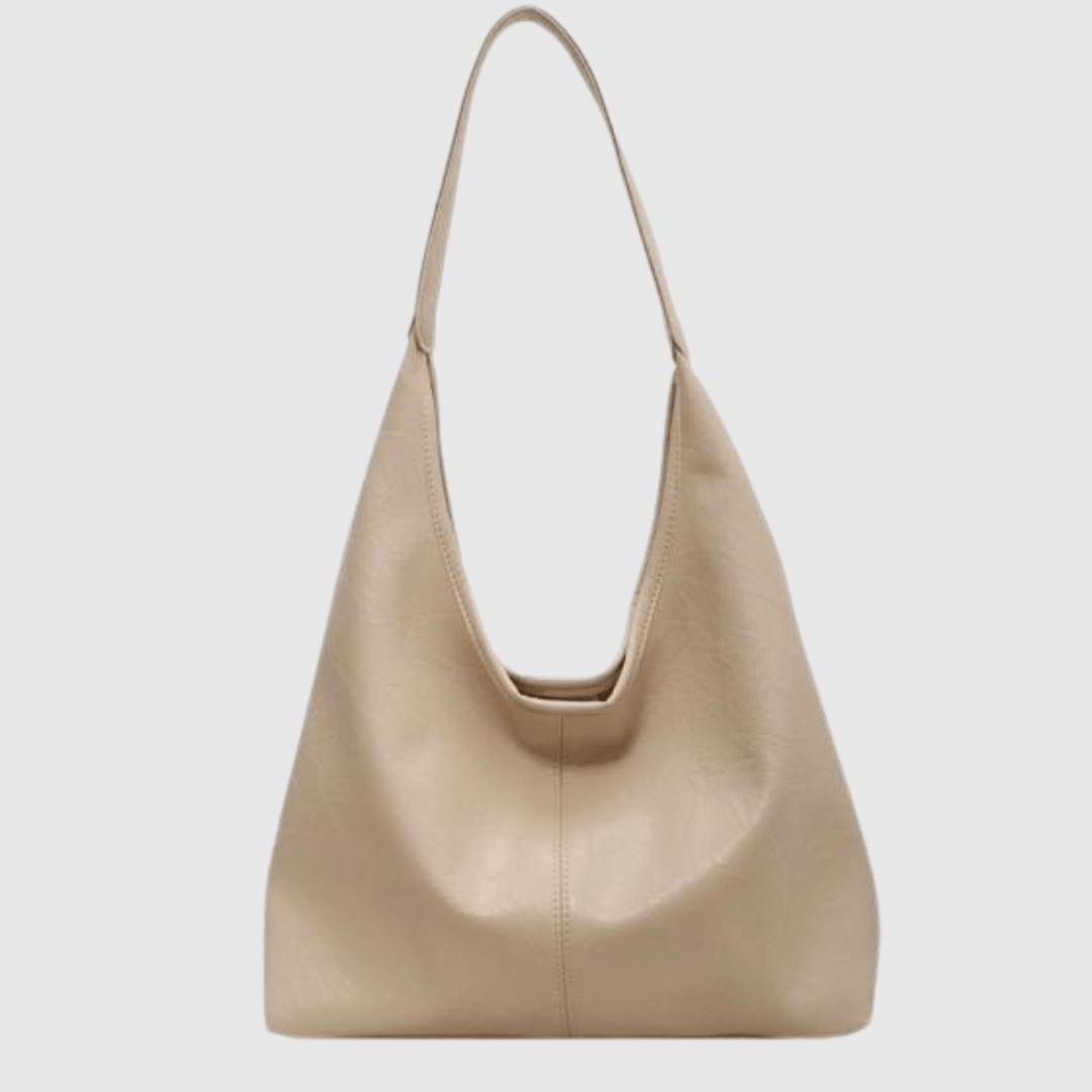 Ilse | Dames Leren Schoudertas | Vintage Minimalistisch Design