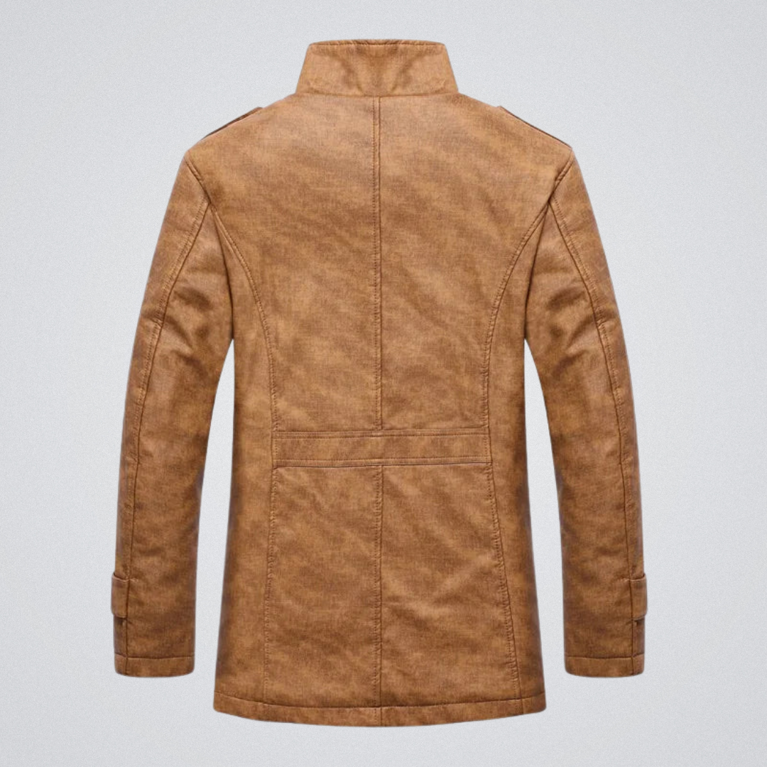 Bob | Heren Winter Jas | Jack Met Bont-Fleece Voering En Opstaande Kraag