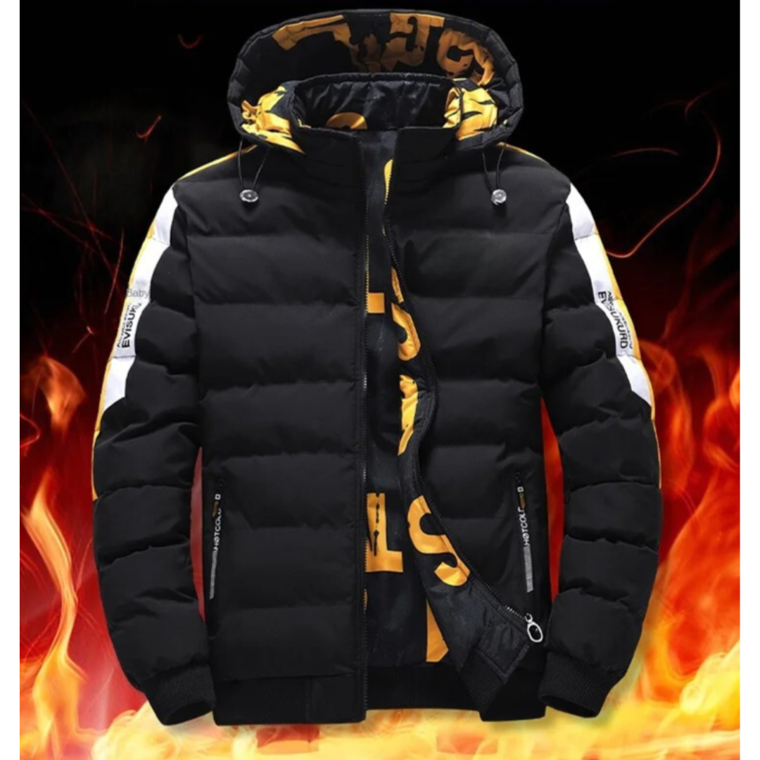Patrick | Heren Winter Jas | Omkeerbaar en Gewatteerd met Capuchon