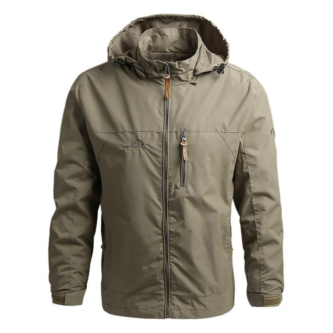 Guido | Heren Sportieve Jas | Militaire Windbreaker met Zakken - Werkjas