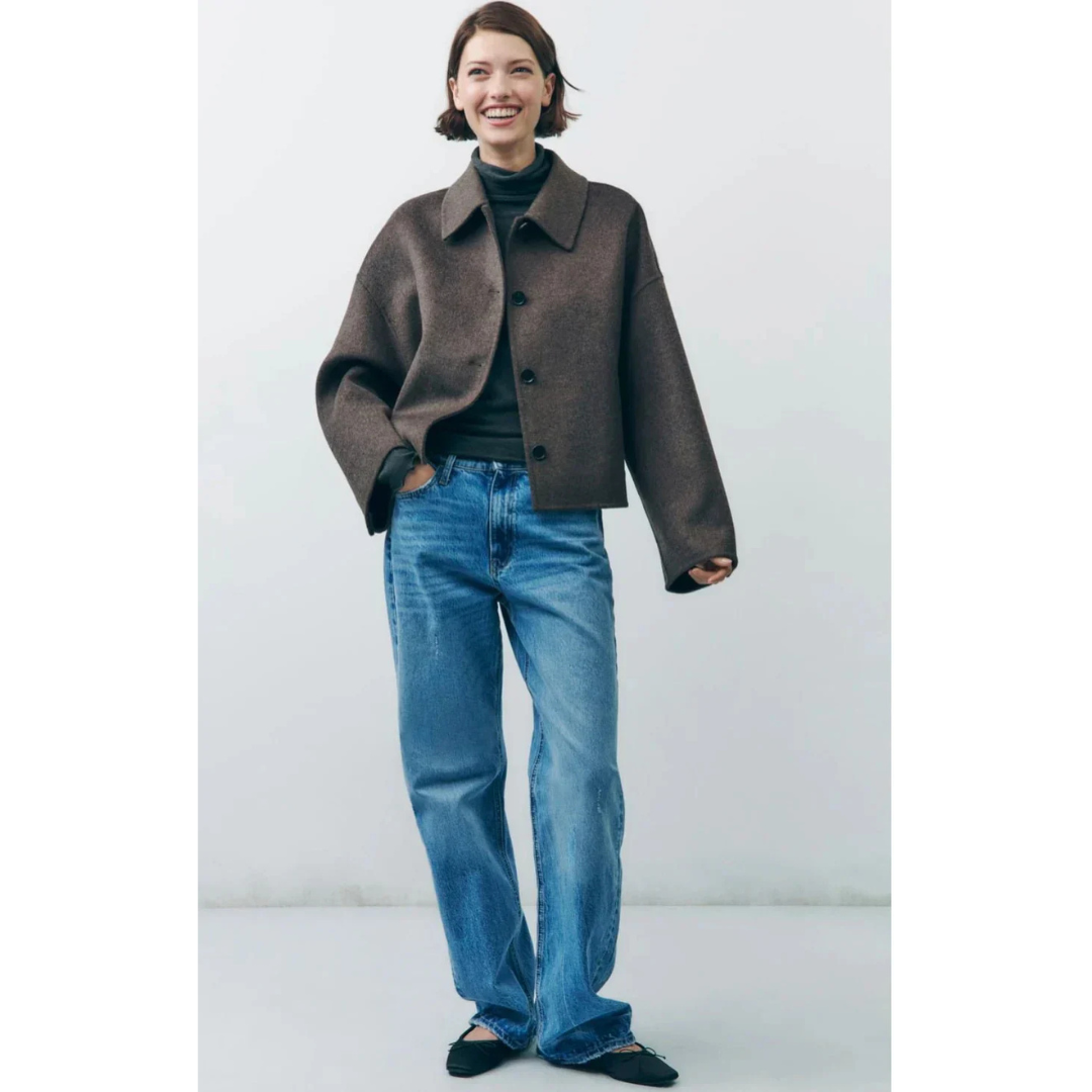 Lisanne | Dames Korte Jas | Enkelrijig Getailleerd Met Revers En Verticale Zakken