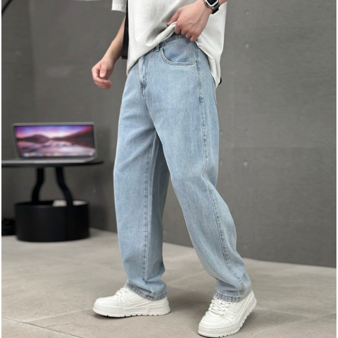 Alex | Heren Denim Jeans | Klassiek Regular Fit Met Rechte Pijpen