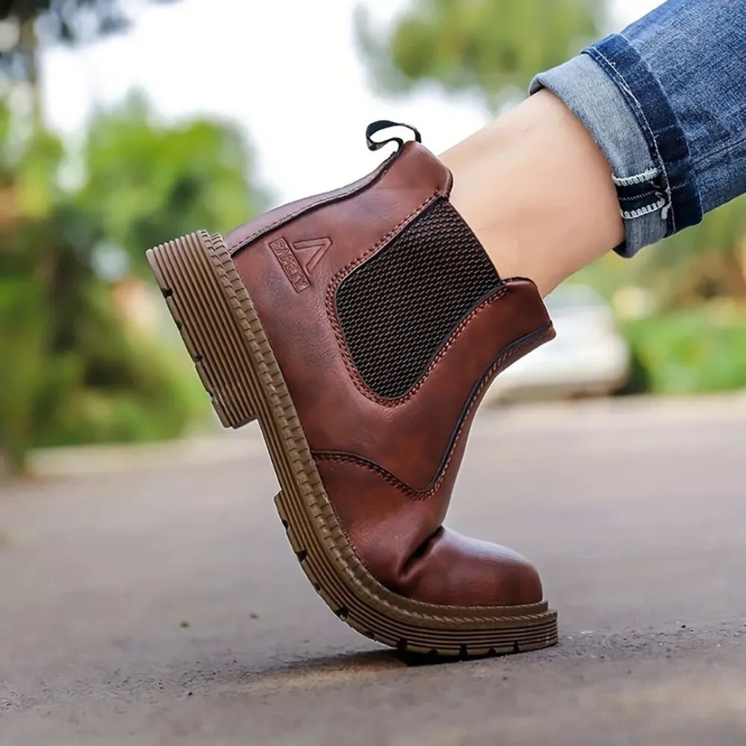 Robbert | Heren Schoenen | Stalen Neus Werkschoenen Waterdicht en Instap Veiligheid - Outdoor
