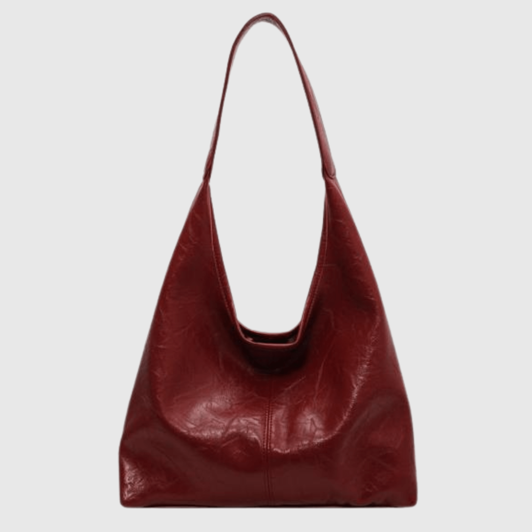 Ilse | Dames Leren Schoudertas | Vintage Minimalistisch Design