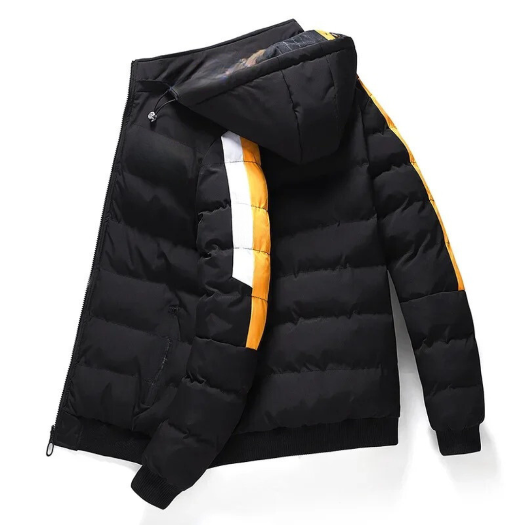 Patrick | Heren Winter Jas | Omkeerbaar en Gewatteerd met Capuchon