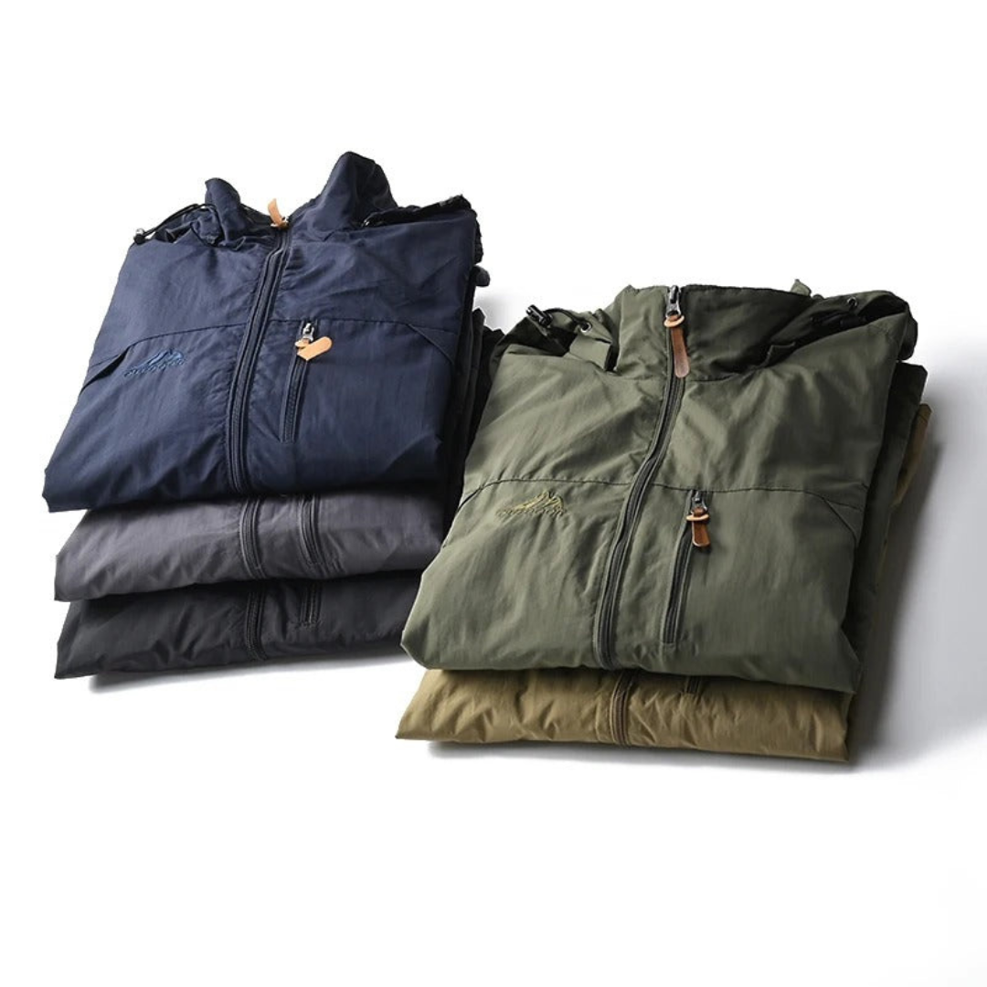Guido | Heren Sportieve Jas | Militaire Windbreaker met Zakken - Werkjas