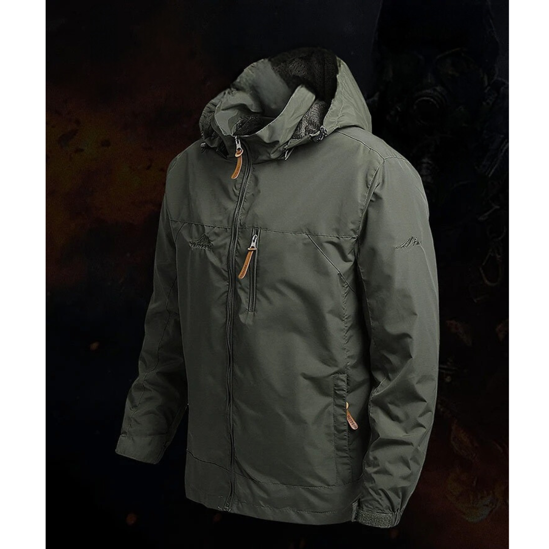 Guido | Heren Sportieve Jas | Militaire Windbreaker met Zakken - Werkjas