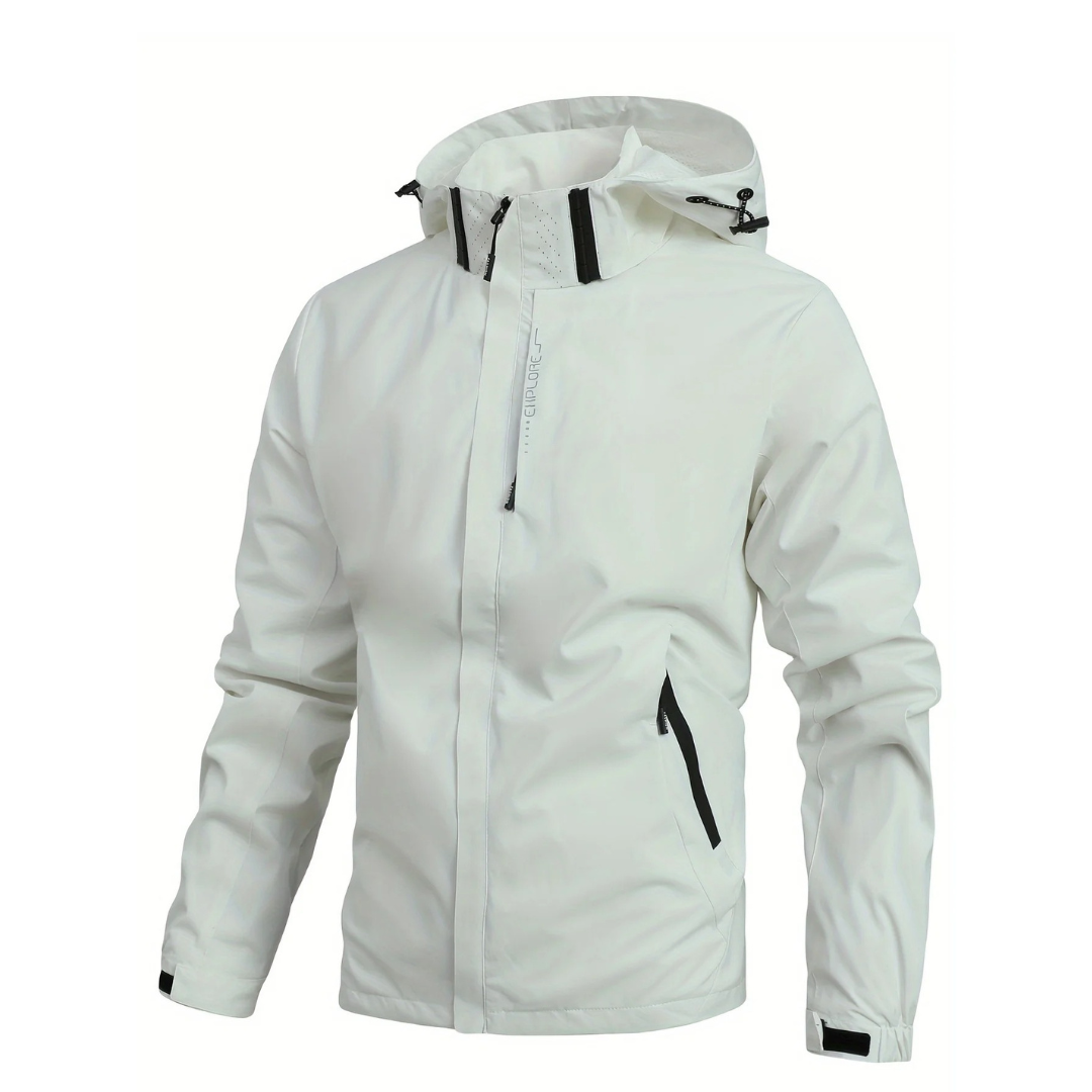Frank | Heren Windbreaker Jas | Lichtgewicht en Ademend met Capuchon