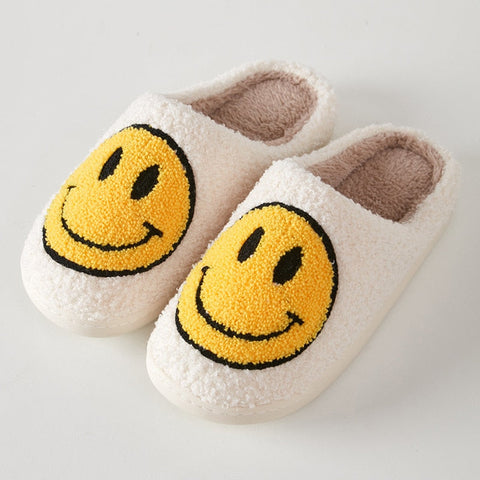 Smiley Face Hausschuhe | Weiche und fröhliche Hausschuhe für Zuhause
