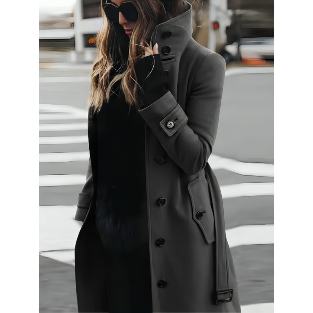 Luna | Dames Jas | Trenchcoat met Reverskraag & Winddicht