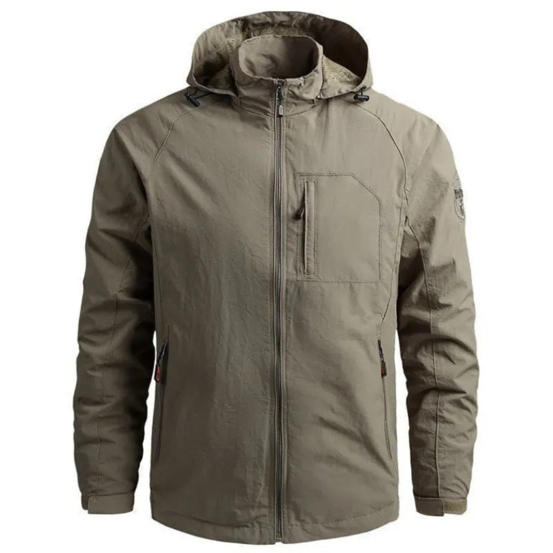 Jeroen | Heren Outdoor Jas | Waterdicht Windjack met Capuchon