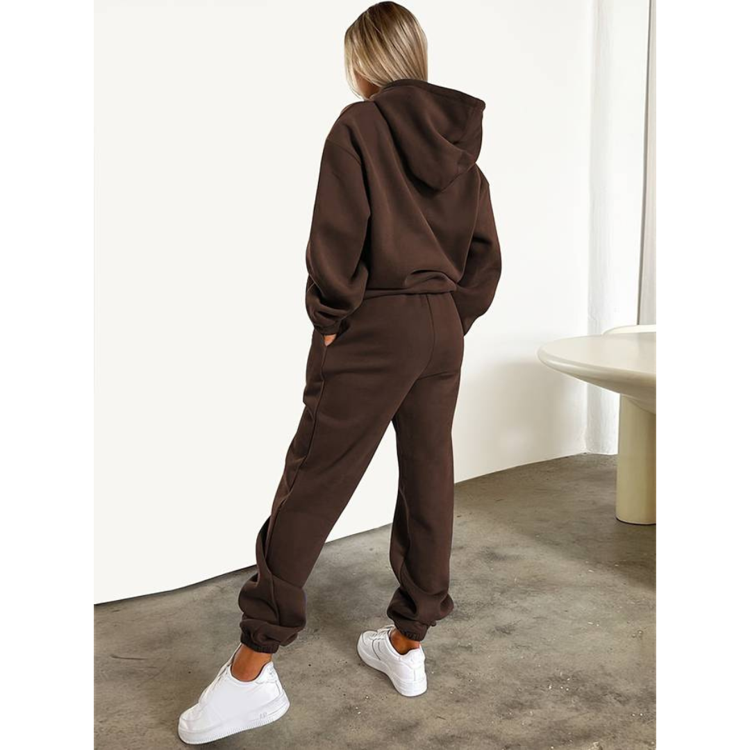 Fenna | Dames Hoodie & Joggingbroek Set met Zakken