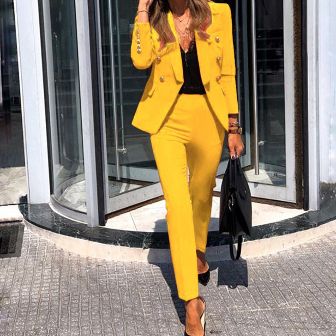 Monique | Dames 2-Delige Set | Top & Broek, Zakelijk & Casual