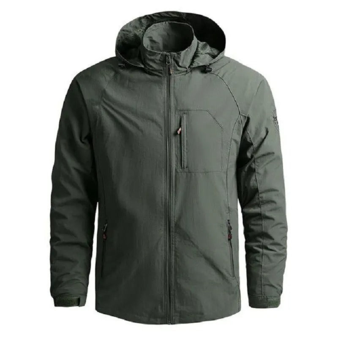 Jeroen | Heren Outdoor Jas | Waterdicht Windjack met Capuchon