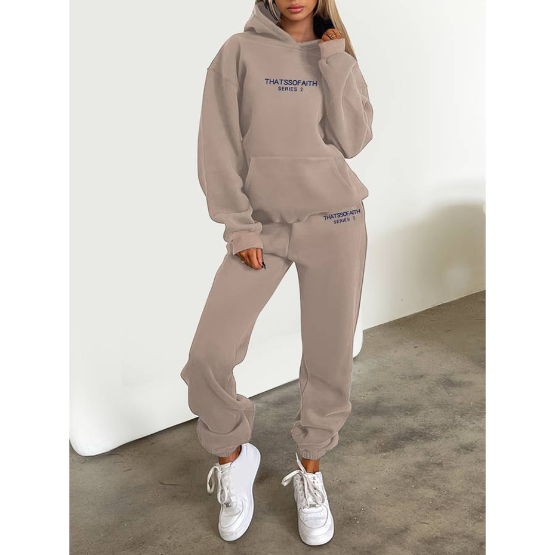 Fenna | Dames Hoodie & Joggingbroek Set met Zakken