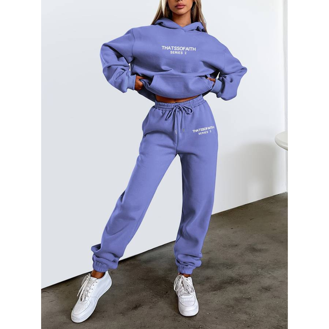 Fenna | Dames Hoodie & Joggingbroek Set met Zakken