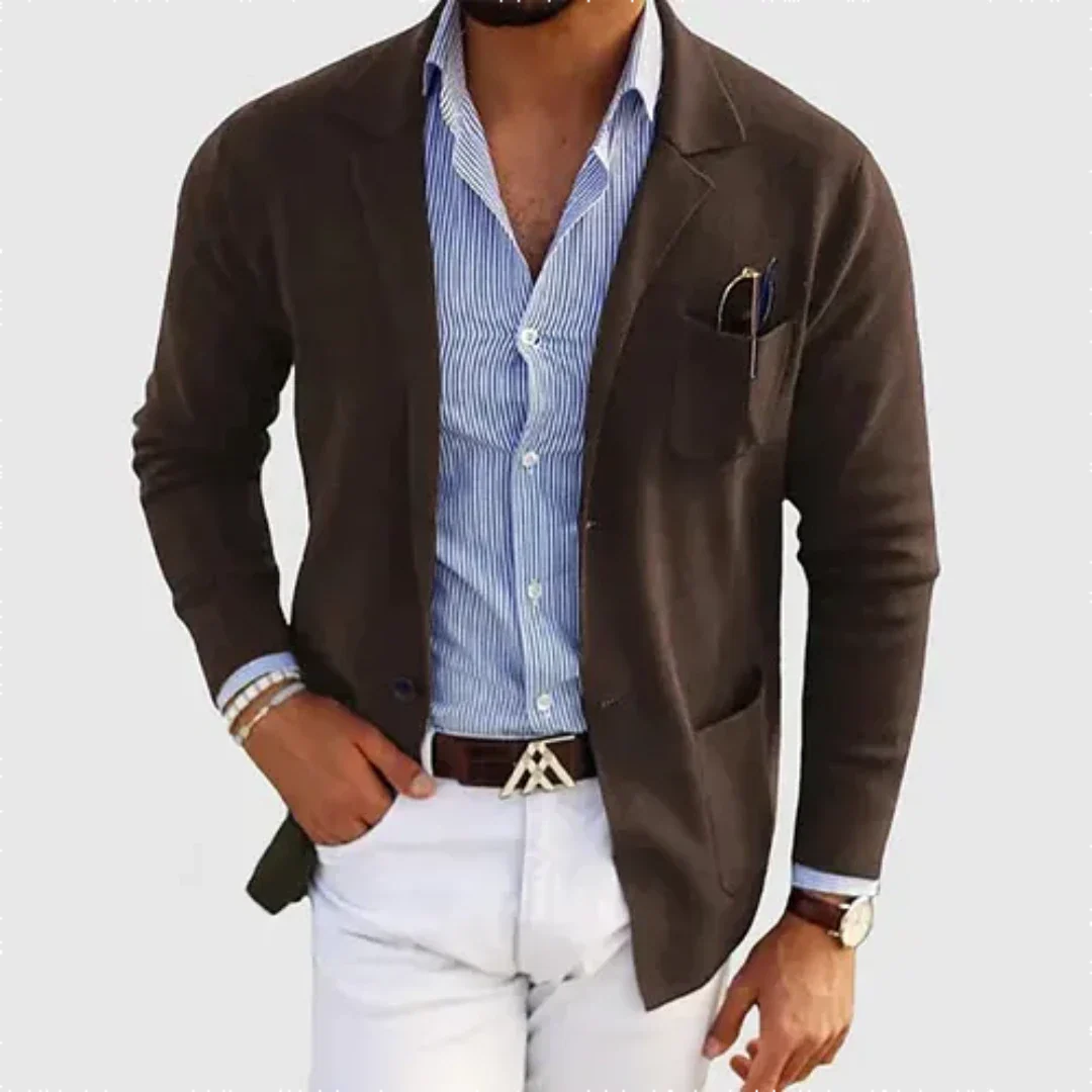 Arjen | Heren Casual Corduroy Vest met Zakken en Knoopsluiting