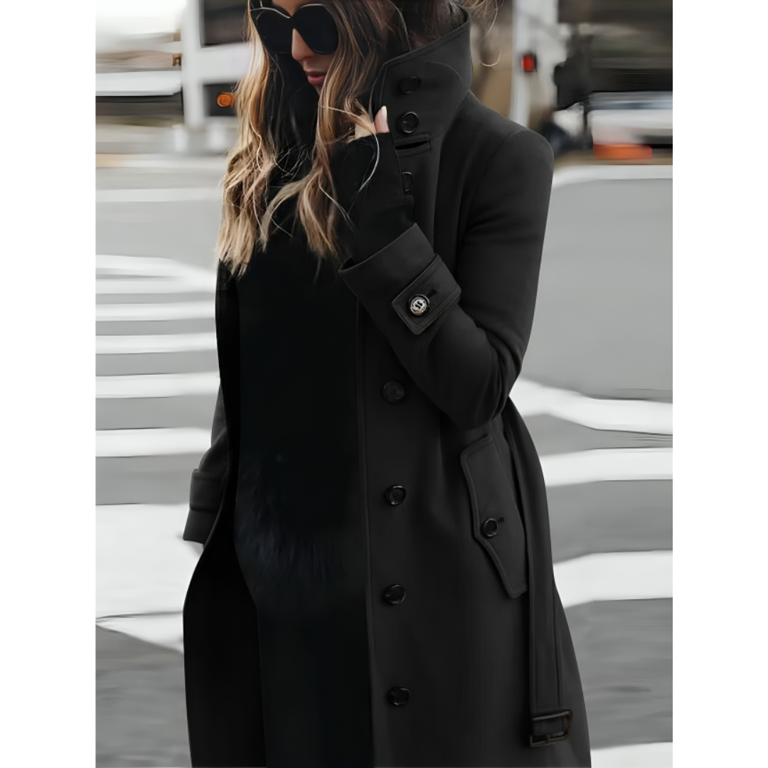 Luna | Dames Jas | Trenchcoat met Reverskraag & Winddicht