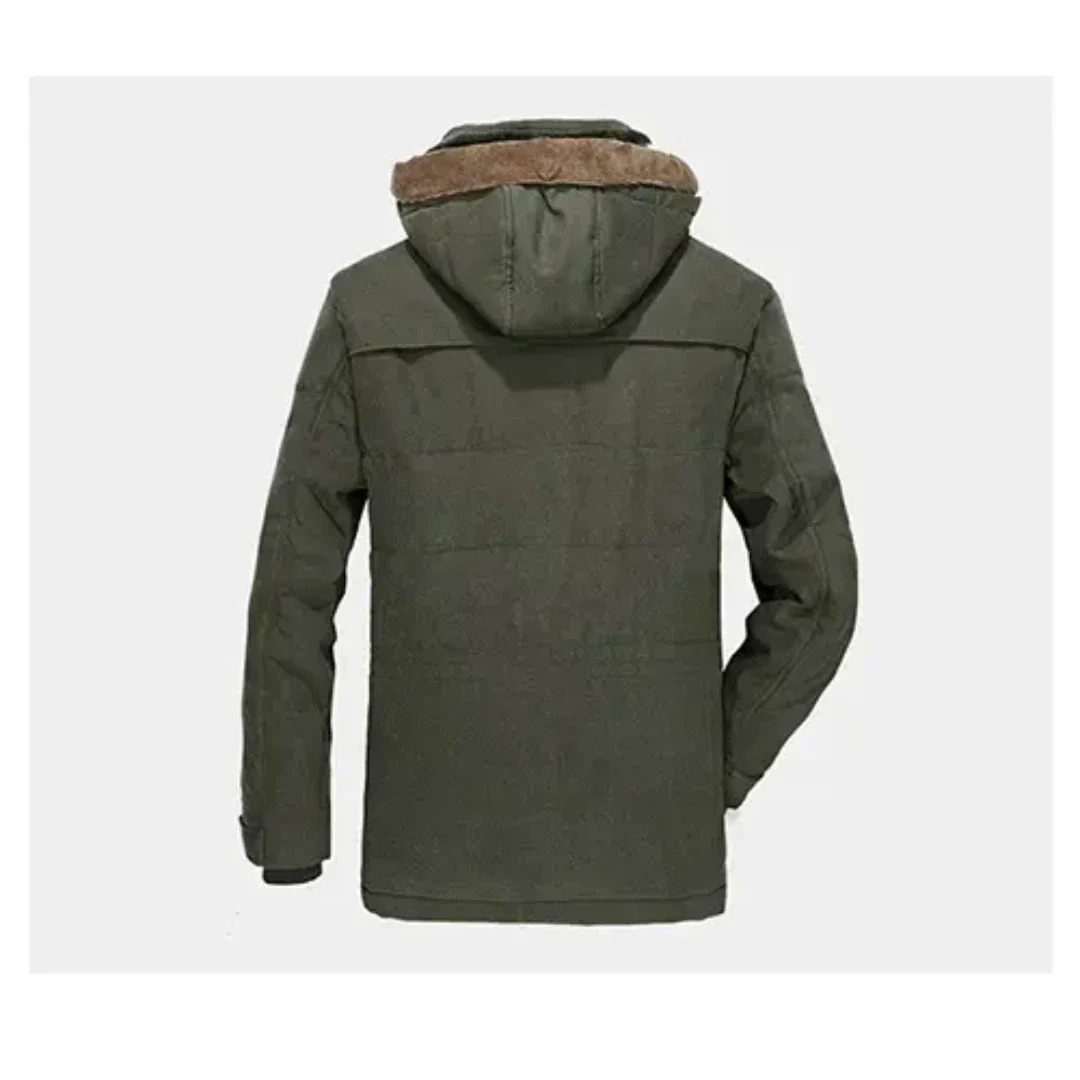 Matthijs | Heren Winter Jas | Warme Winddichte Parka met Bontkraag