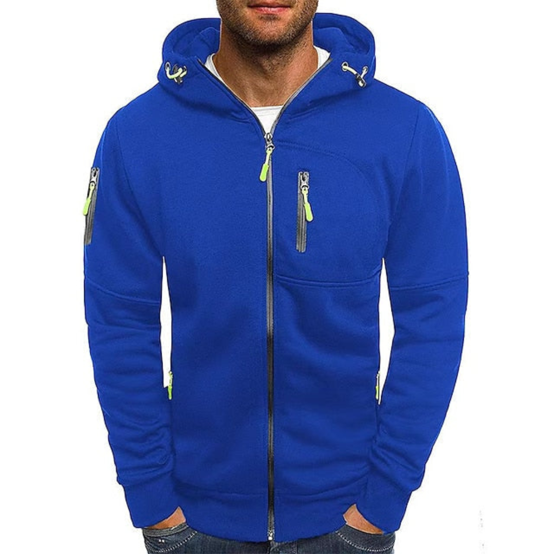Mats | Heren Vest met Capuchon en Ritssluiting