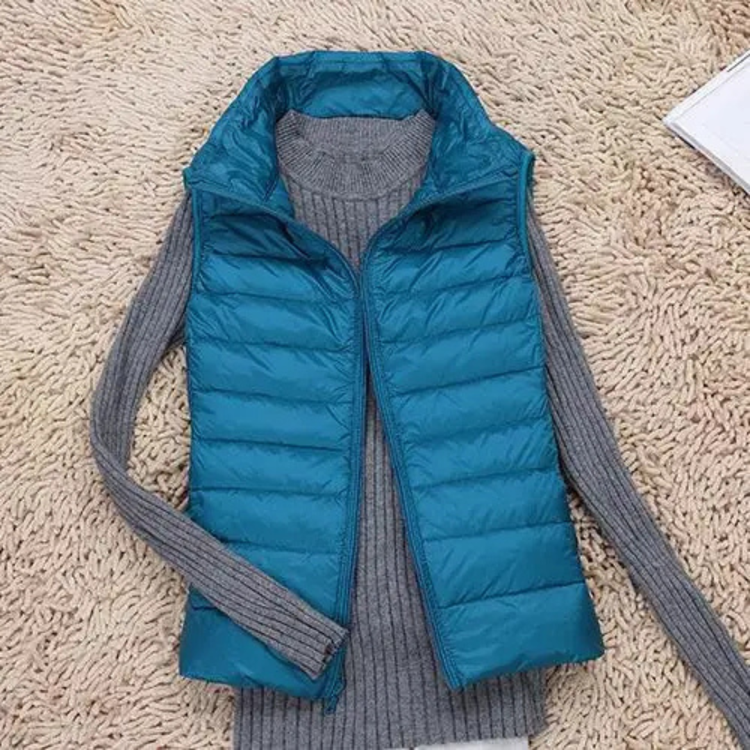 Annelie | Bodywarmer | Dames Mouwloos Pufferjack Lichtgewicht en Warm