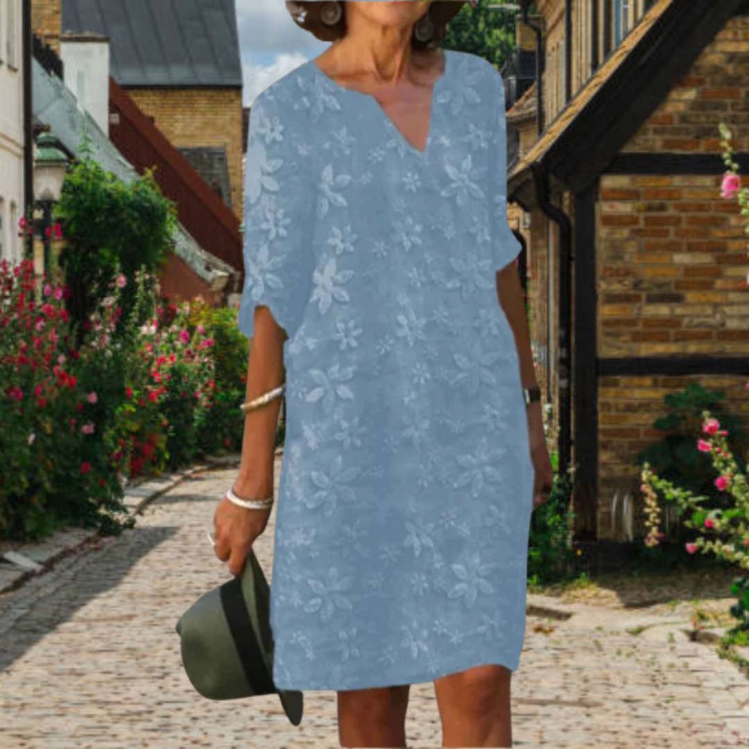 Jet | Dames Jurk | Midi met bloemenprint
