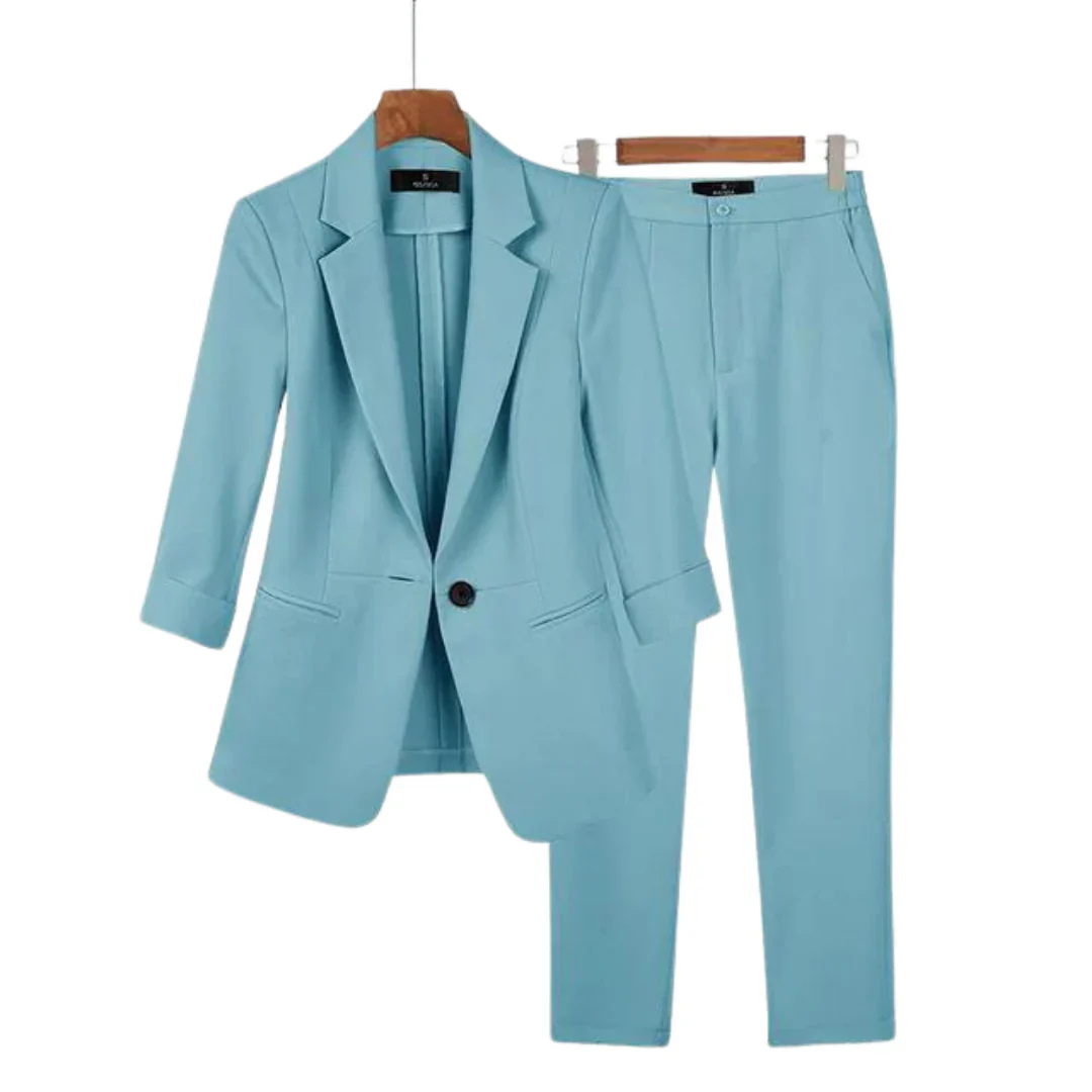 Celeste | Chique Blazer Pak | Tweedelig Pak met Blazer en Pantalon