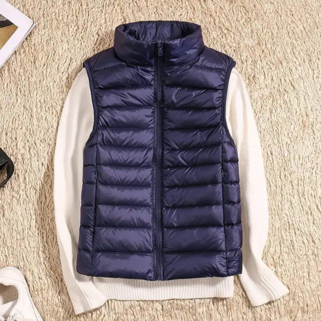Annelie | Bodywarmer | Dames Mouwloos Pufferjack Lichtgewicht en Warm