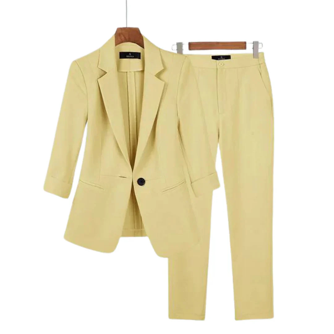 Celeste | Chique Blazer Pak | Tweedelig Pak met Blazer en Pantalon