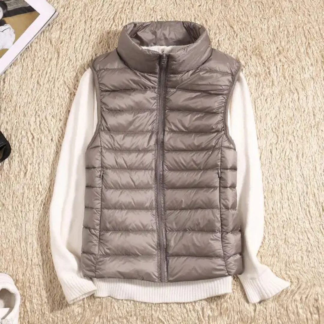 Annelie | Bodywarmer | Dames Mouwloos Pufferjack Lichtgewicht en Warm