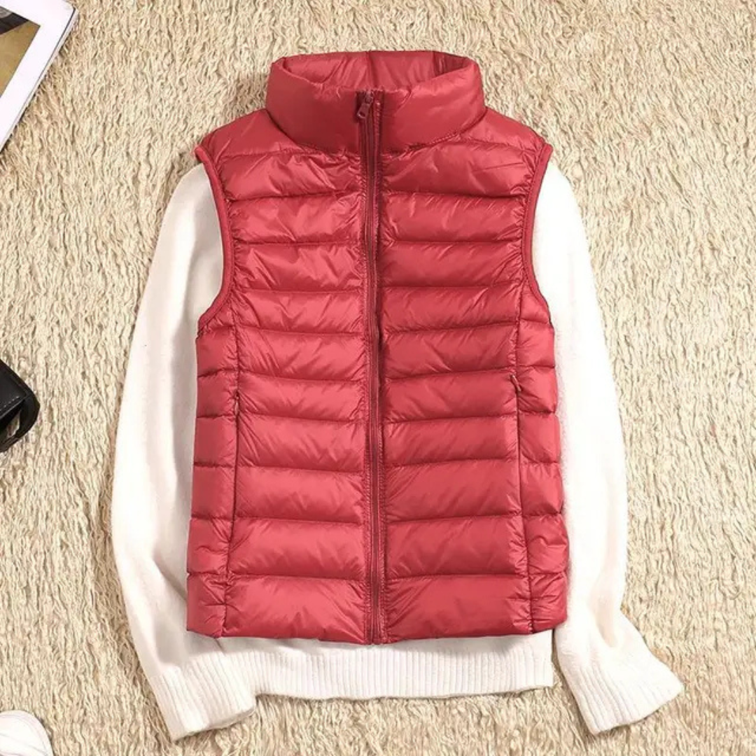 Annelie | Bodywarmer | Dames Mouwloos Pufferjack Lichtgewicht en Warm