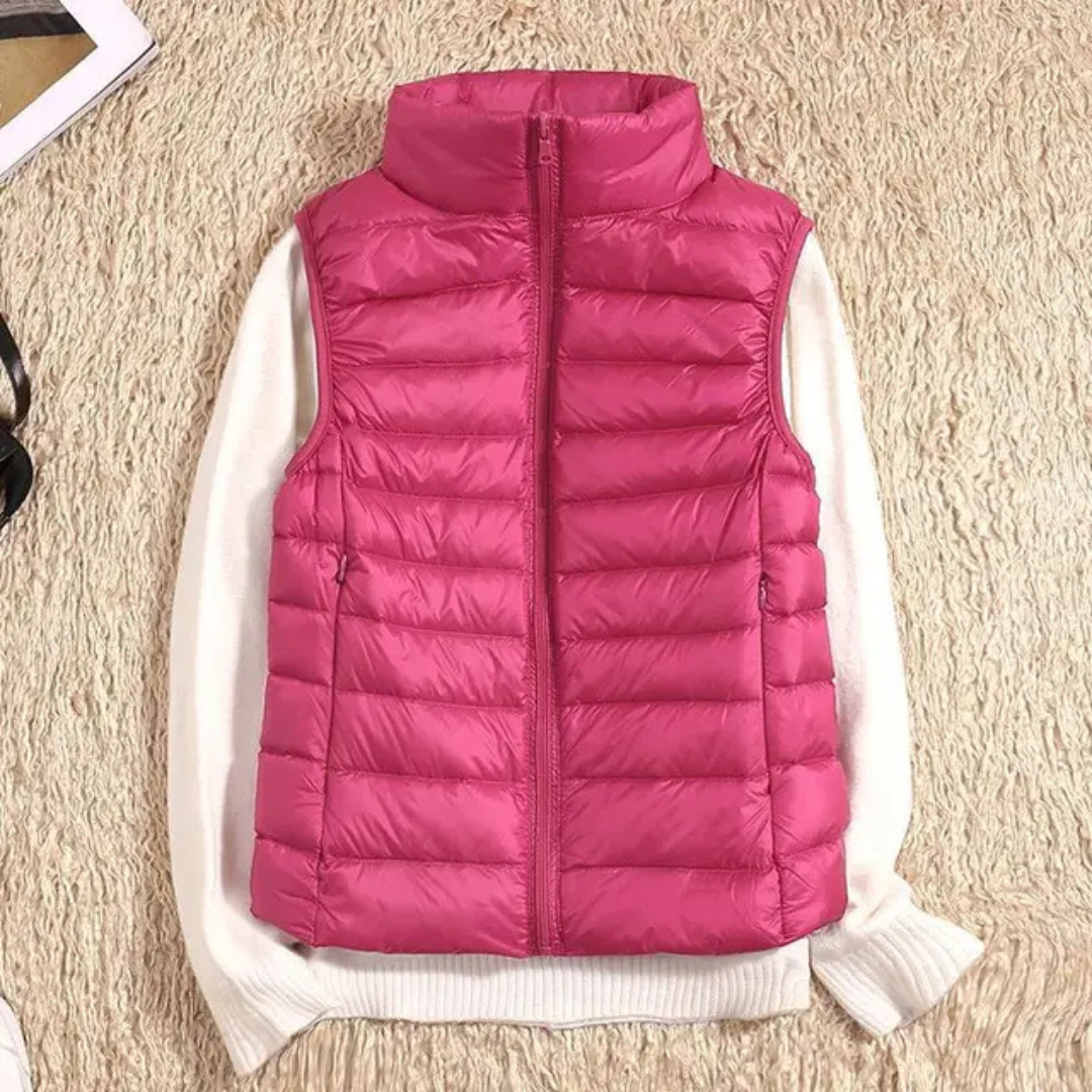 Annelie | Bodywarmer | Dames Mouwloos Pufferjack Lichtgewicht en Warm