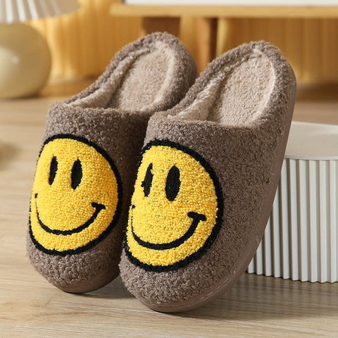 Smiley Face Hausschuhe | Weiche und fröhliche Hausschuhe für Zuhause