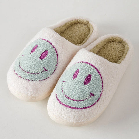 Smiley Face Hausschuhe | Weiche und fröhliche Hausschuhe für Zuhause