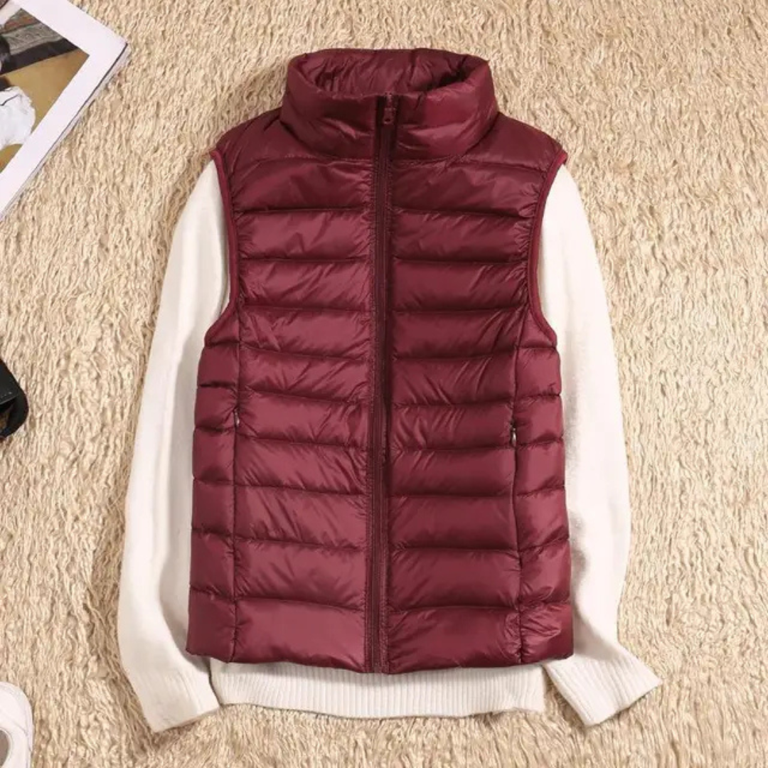 Annelie | Bodywarmer | Dames Mouwloos Pufferjack Lichtgewicht en Warm