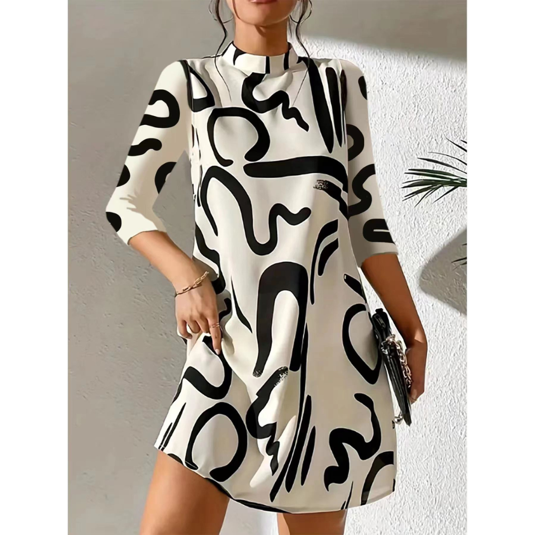 Sophie | Dames Jurk | Mini met patroon