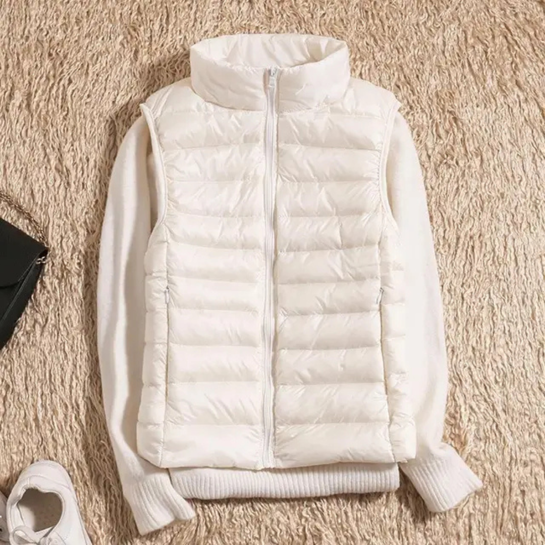 Annelie | Bodywarmer | Dames Mouwloos Pufferjack Lichtgewicht en Warm