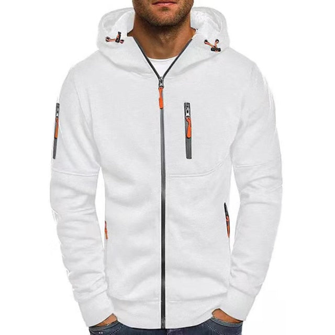 Mats | Heren Vest met Capuchon en Ritssluiting