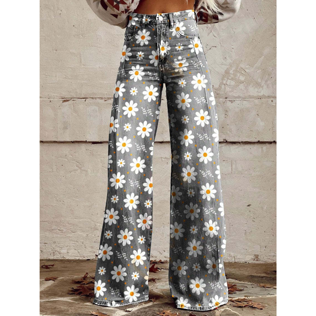 Tessa | Kleurrijke broek met Uniek Patroon