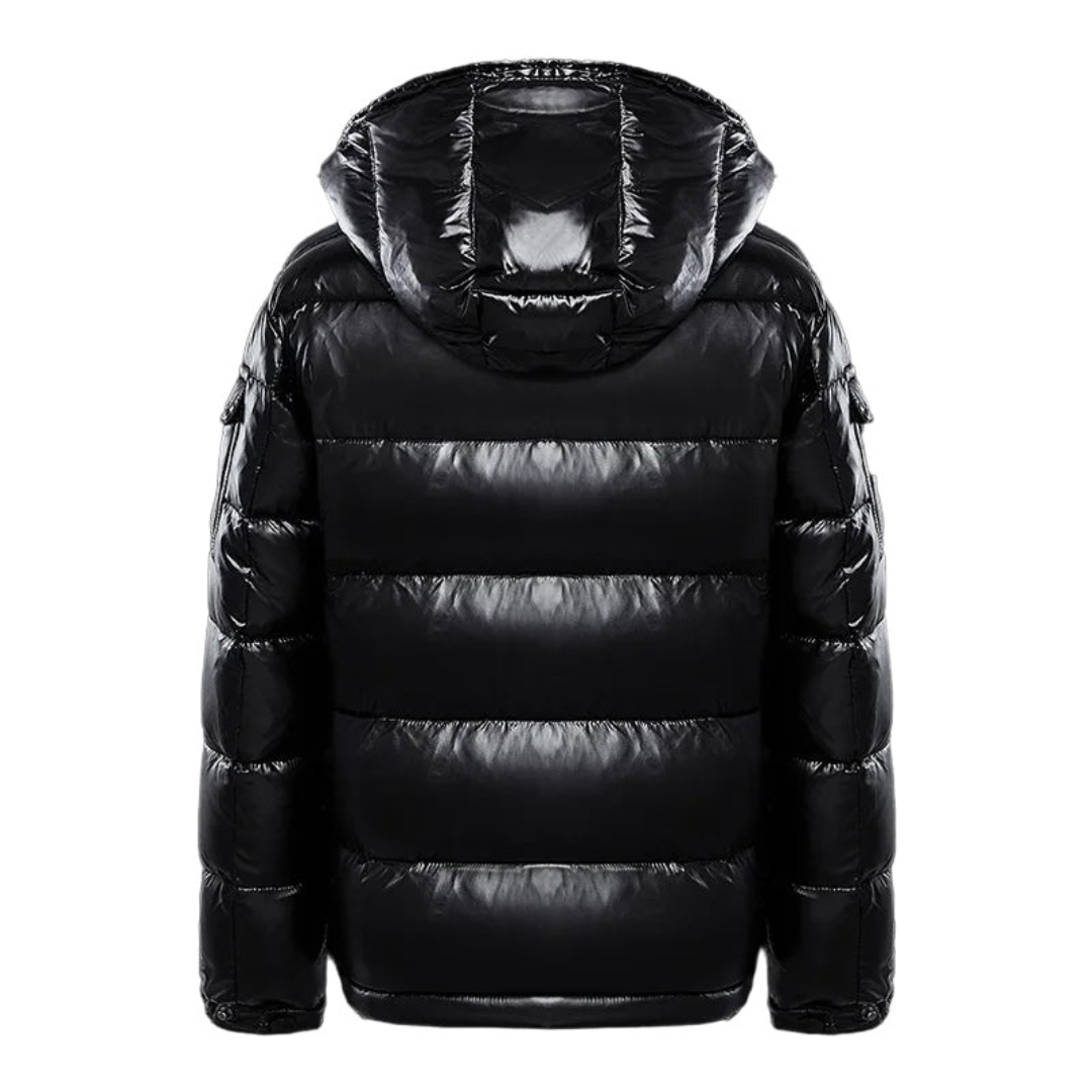 Ralph | Winter Puffer Jas | Gewatteerde Glanzende Donsjas met Capuchon