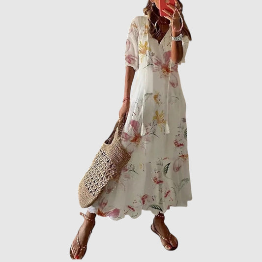 Feline | Dames Jurk | Maxi met Patroon