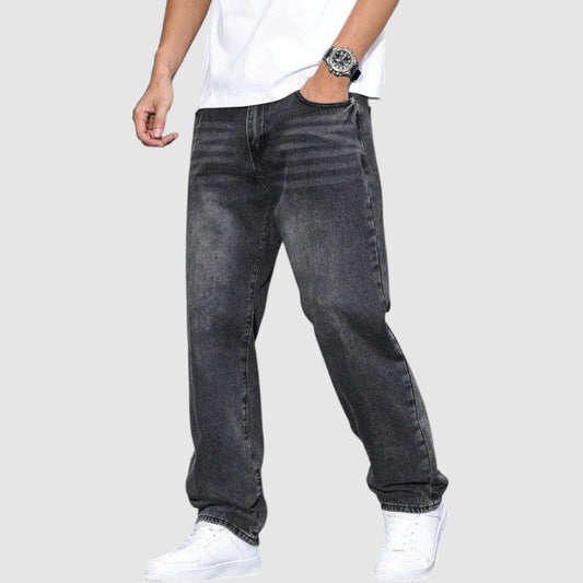 Daan | Wijde Denim Jeans | Oversized met Zakken