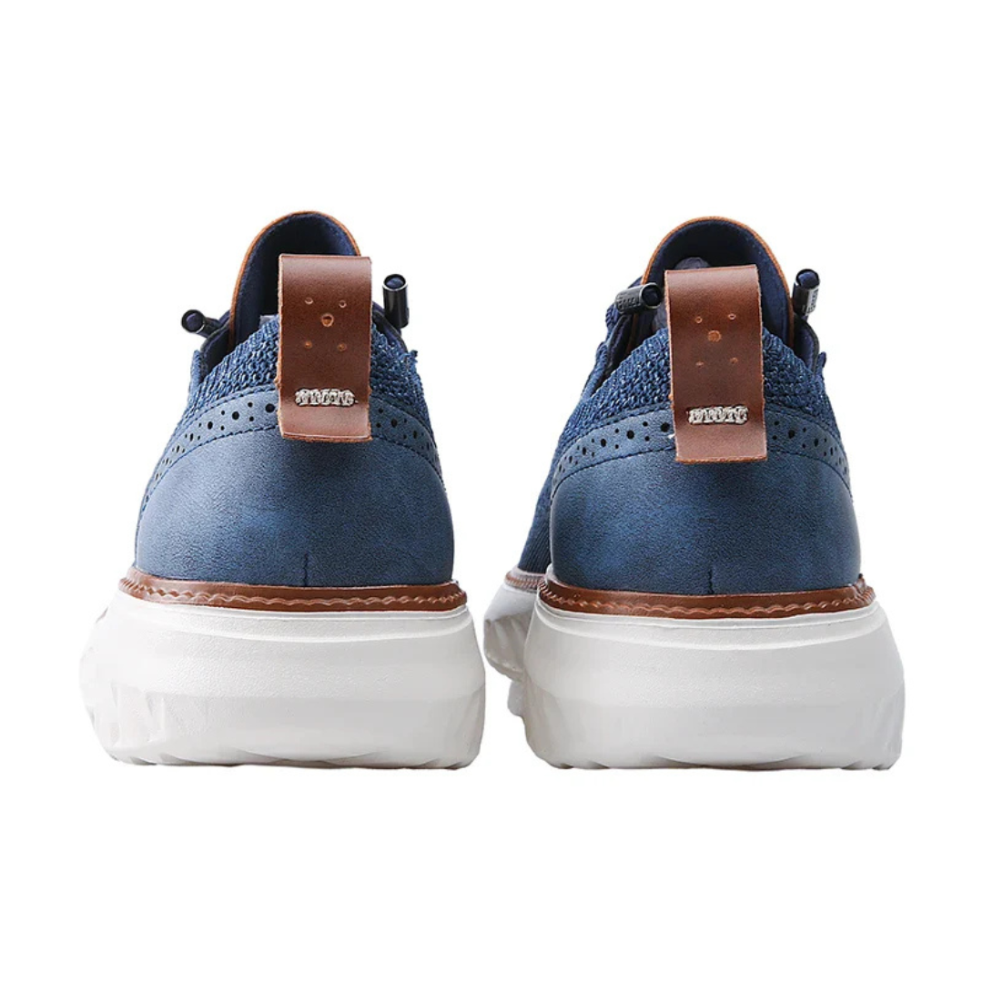 Christoffel | Heren Sneakers | Comfortabele Veterschoenen Met Hoge Zool