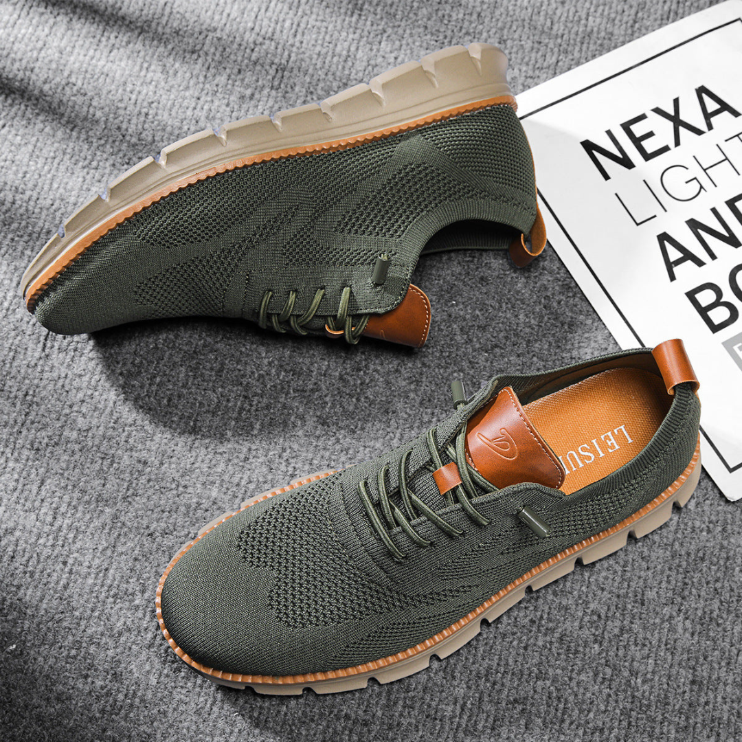 Alessandro | Heren Sneakers | Ademende Comfort Wandelschoenen Zakelijk & Casual