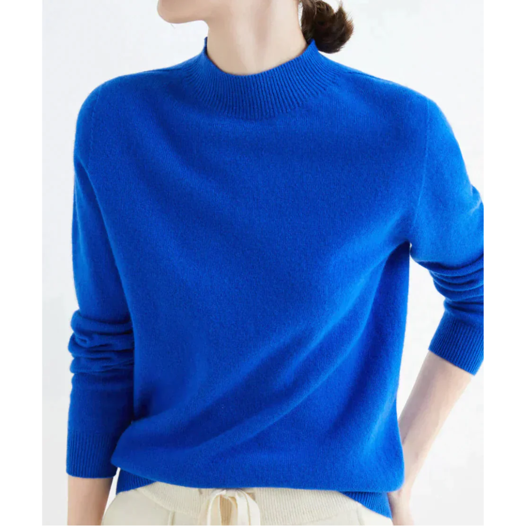 Yvonne | Dames Gebreide Trui Met Ronde Hals